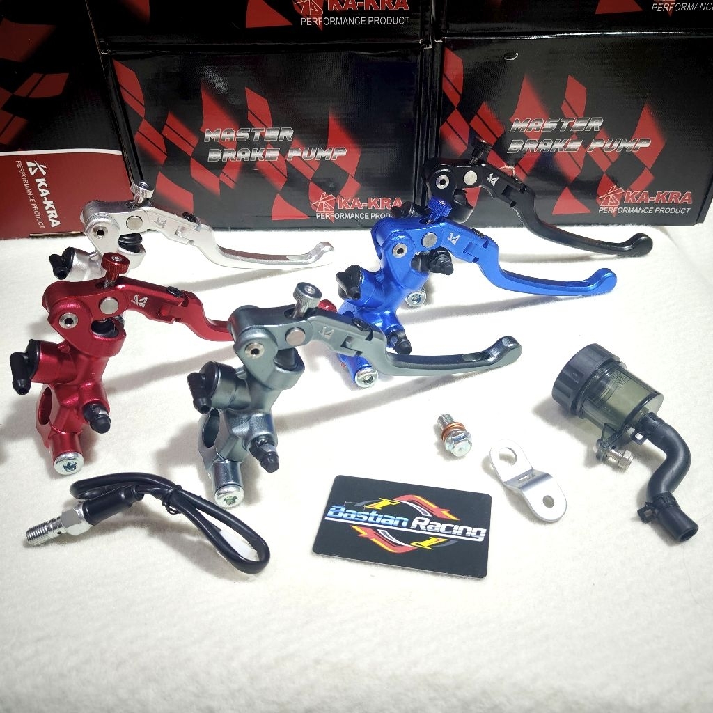 MASTER REM 14mm  KAKRA S1 KANAN MASTER REM RADIAL PLUS SWITCH KA-KRA UNIVERSAL NEW LIPAT KA KRA s1 1