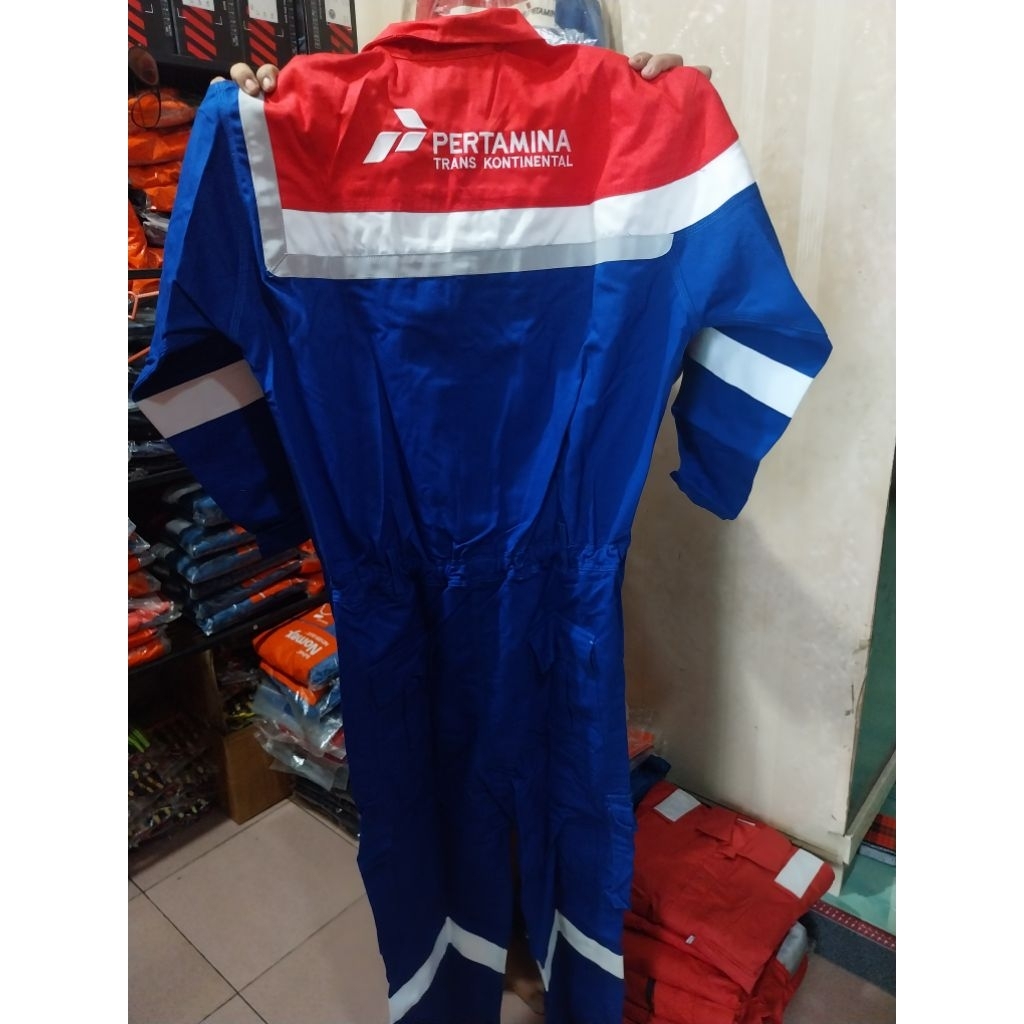 Coverall Pertamina Br Shield Wearpack Anti Flame BR-SHIELD