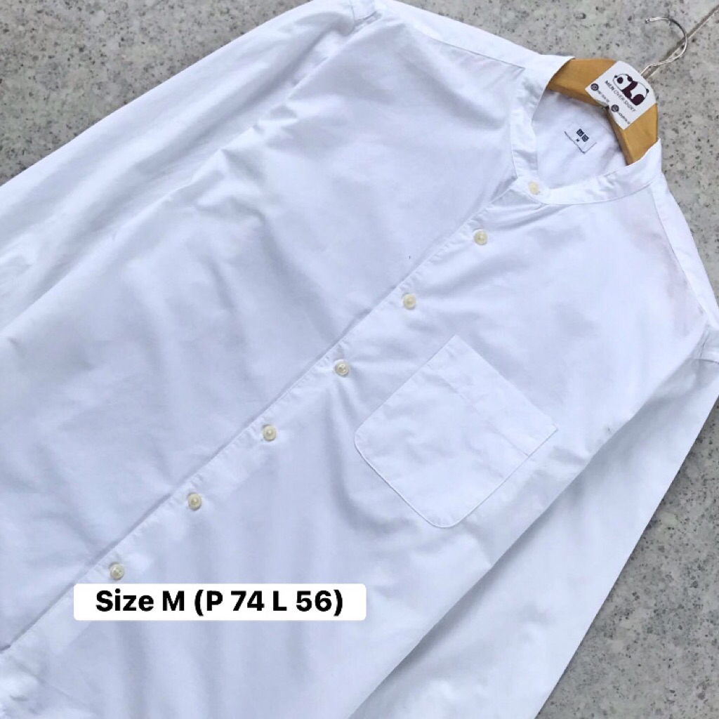 Kemeja Putih Shanghai Uniqlo