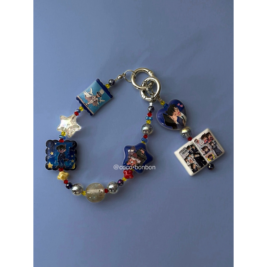 CONAN Bag Charm / Conan Keychain / Conan Phone strap / Kaito Kid bag charm