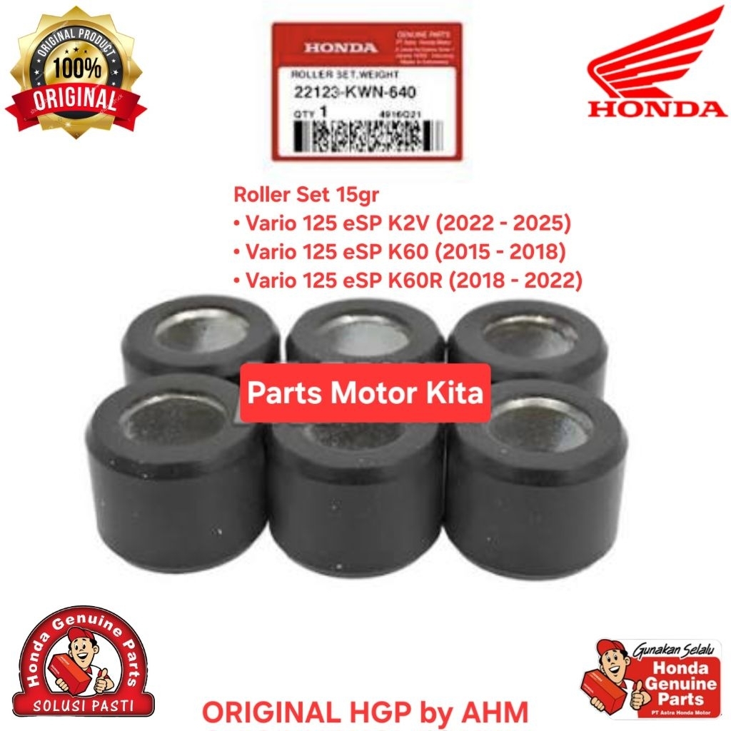 22123KWN640 Roller Set 15gr Honda Vario 125 eSP