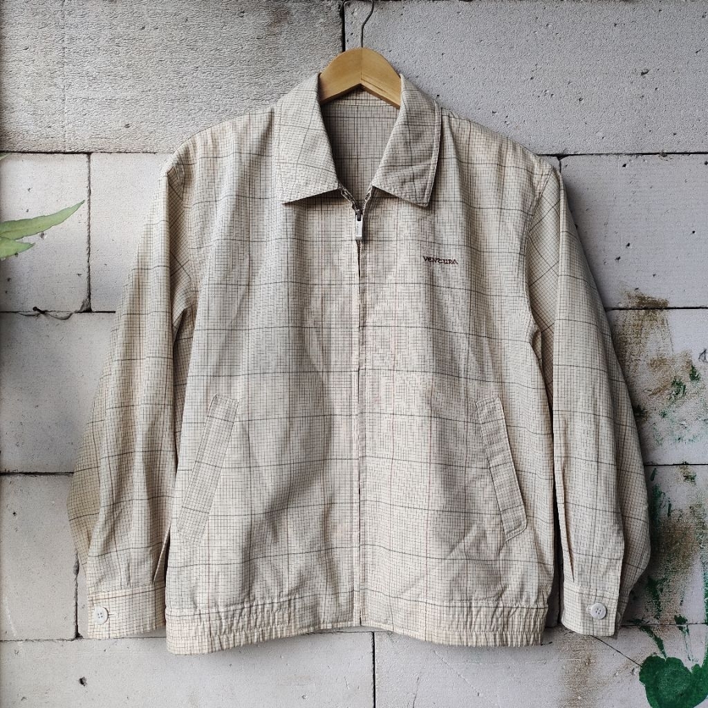 Ventura Casual Work Jacket Harrington Tartan