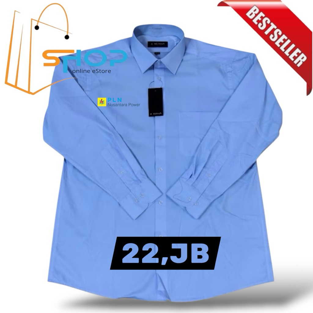 ( ALISAN )Kemeja PLN Nusantara Power Alisan•Baju Alisan PLN Nusantara Power•seragam PLN Alisan warna