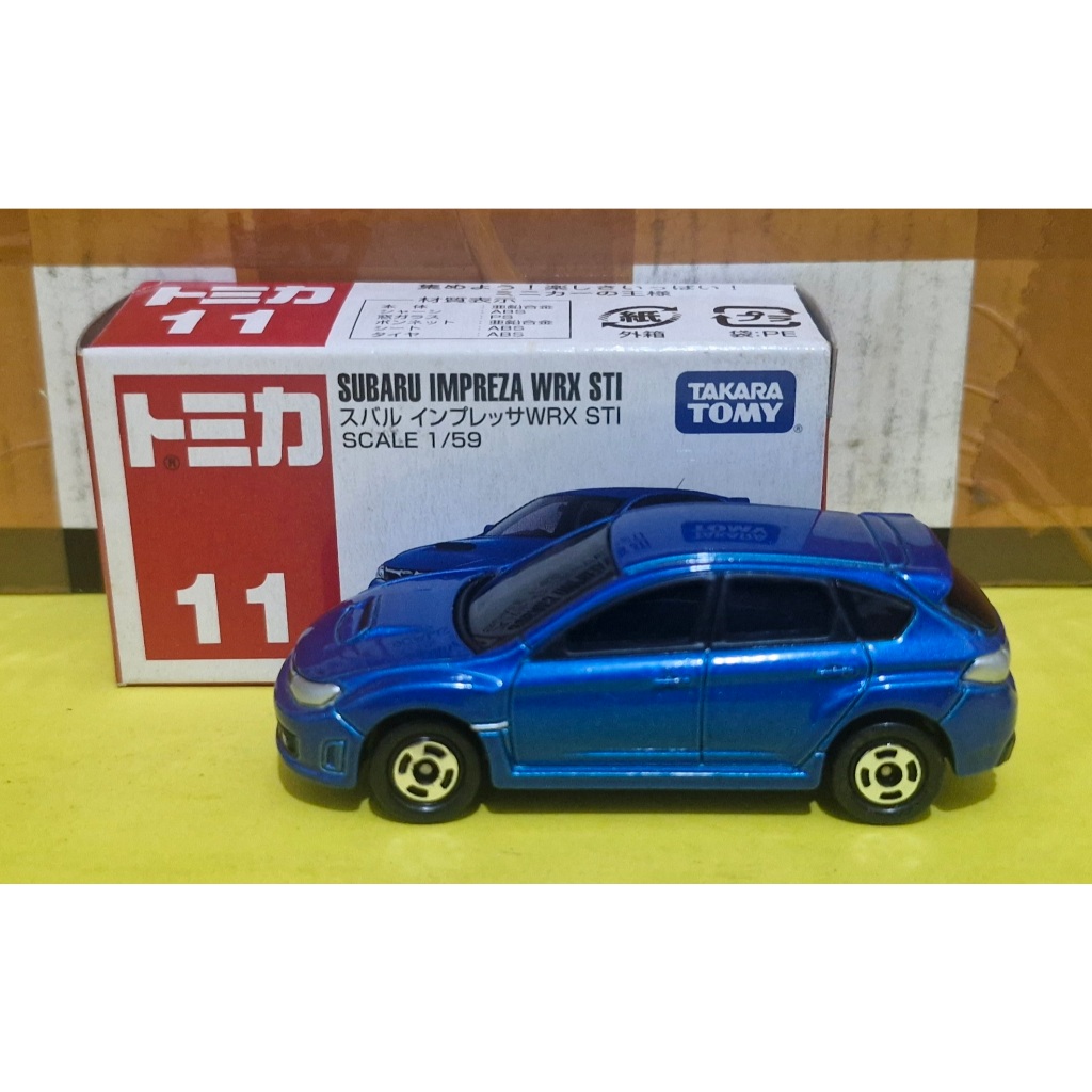 Diecast Tomica 11 SUBARU WRX STI