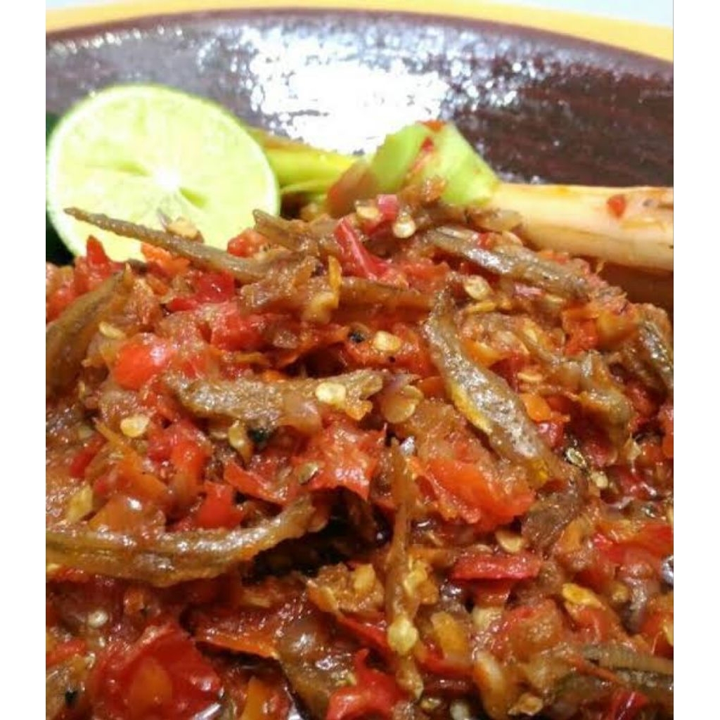 SAMBAL TERI/SAMBAL IKAN ASIN TERI/SAMBAL PEDAS TERI