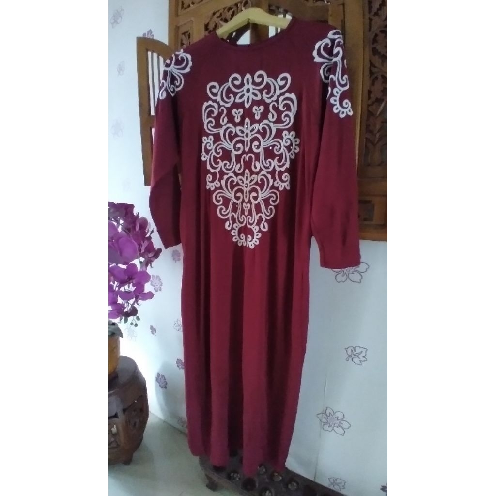 Baju Gamis Wanita " ( Size LD 100  / P 140 ) Preloved Second Branded