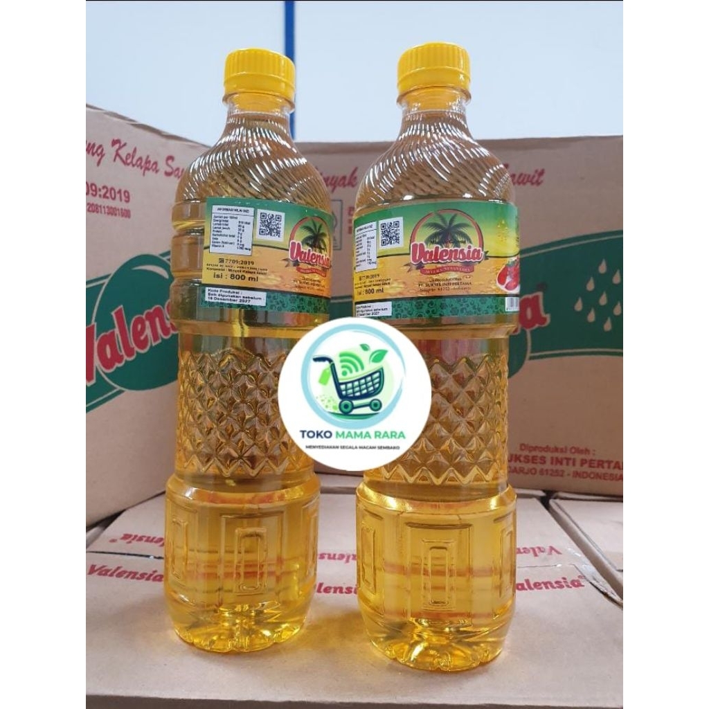 minyak goreng valensia800ml 2dus