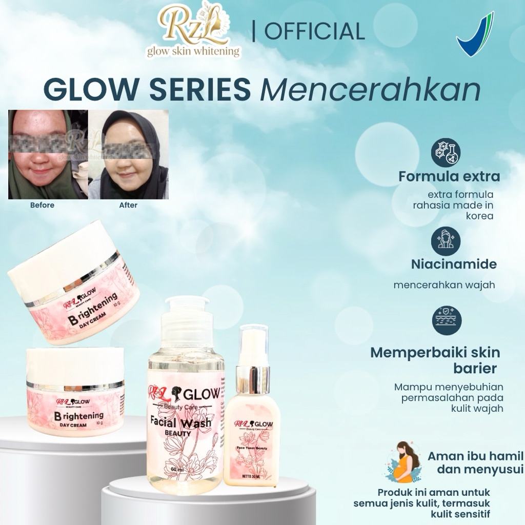 Rzl glow - Rzl glow skincare - skincare basic - cream glowing