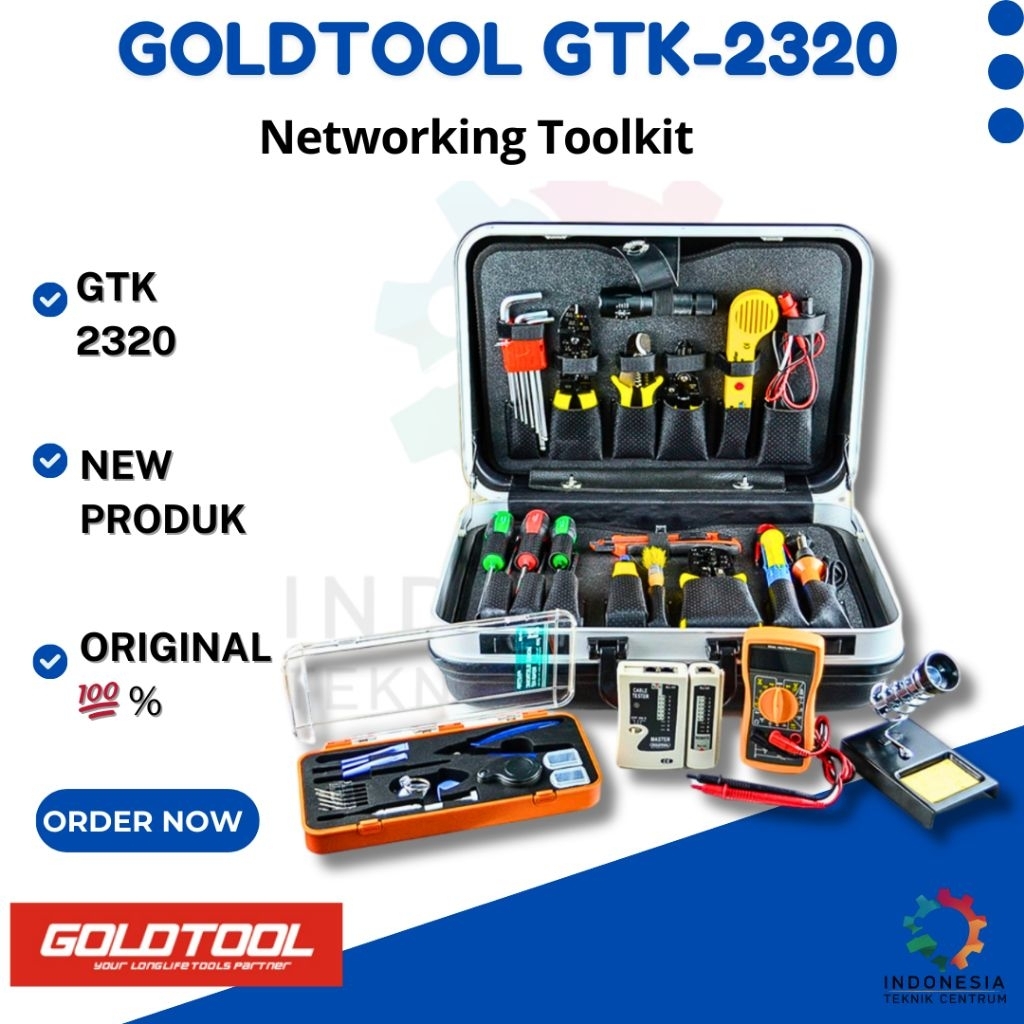 GOLDTOOL GTK-2320 Networking Toolkit

