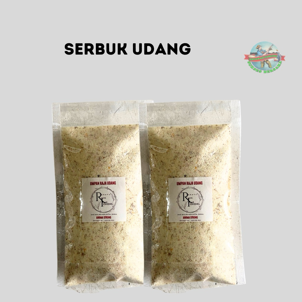 Umpan Serbuk Udang untuk Ikan Mas, Bawal, Patin