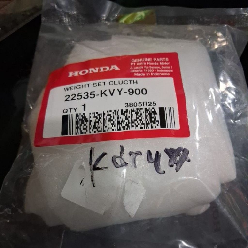 kampas ganda KVY ahm ori beat karbu( 2008-2012), scoopy karbu, spacy