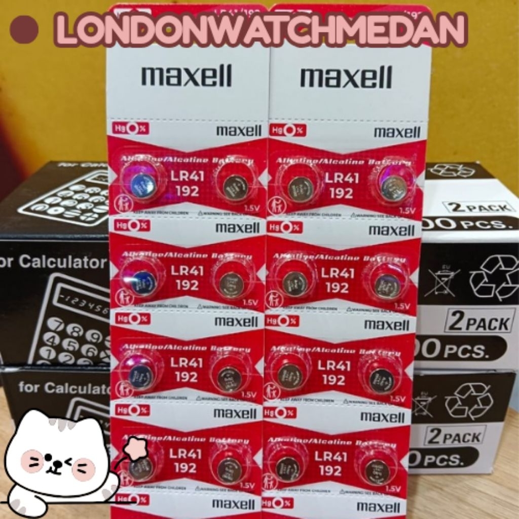 BATERAI MAXELL LR41 192