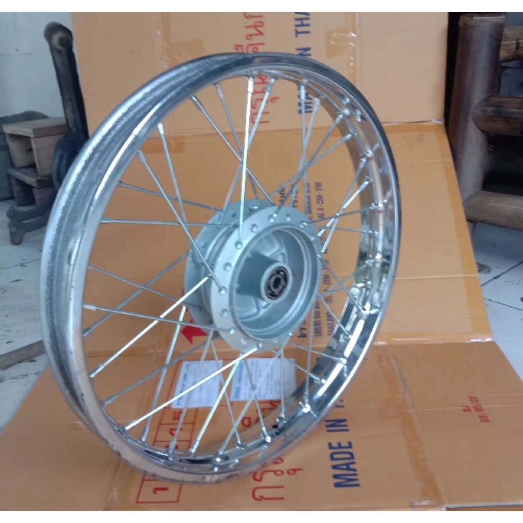 Velg Pelk Pelek Standar Jari Jari Belakang Motor Honda Kharisma / Revo / Supra Fit New