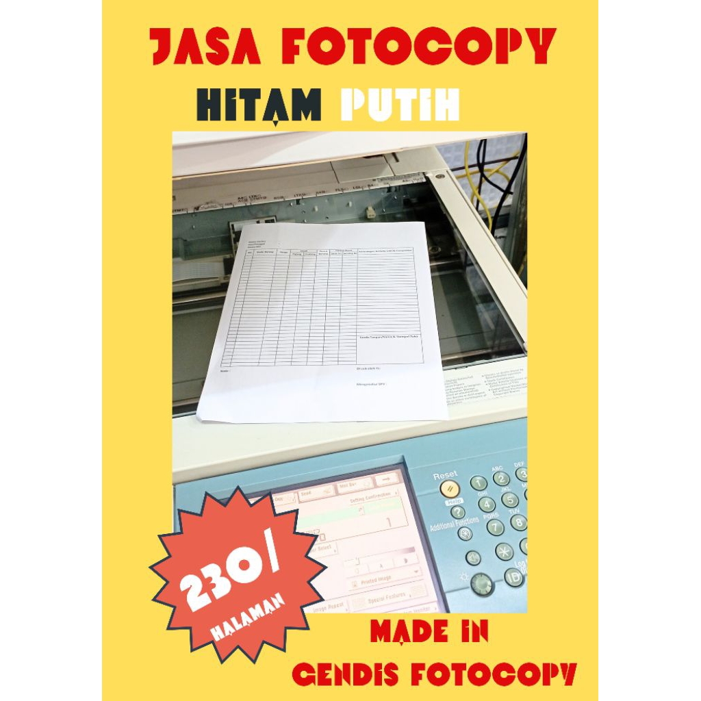 Fotocopy murah berkwalitas Fotocopy Hitam Putih Jasa Fotocopy Fotocopy Online