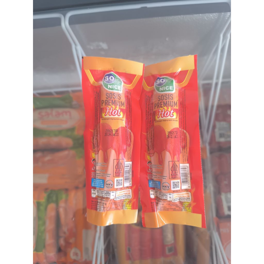 So Nice Sosis Premium Hot 55g