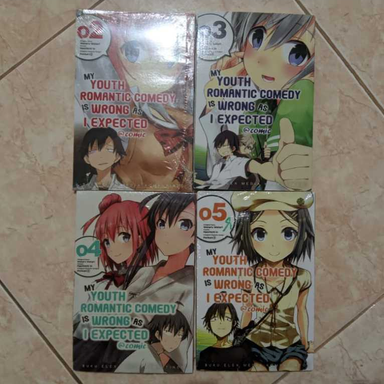 Komik Set My Youth Romantic Comedy(Oregairu) Vol 2-5 Original Segel