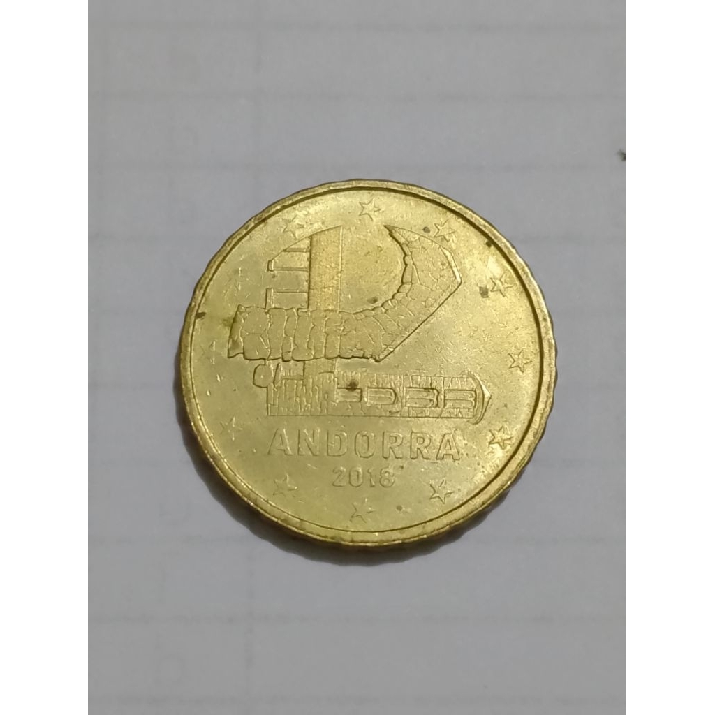 Koin Andorra 10 cent euro vf