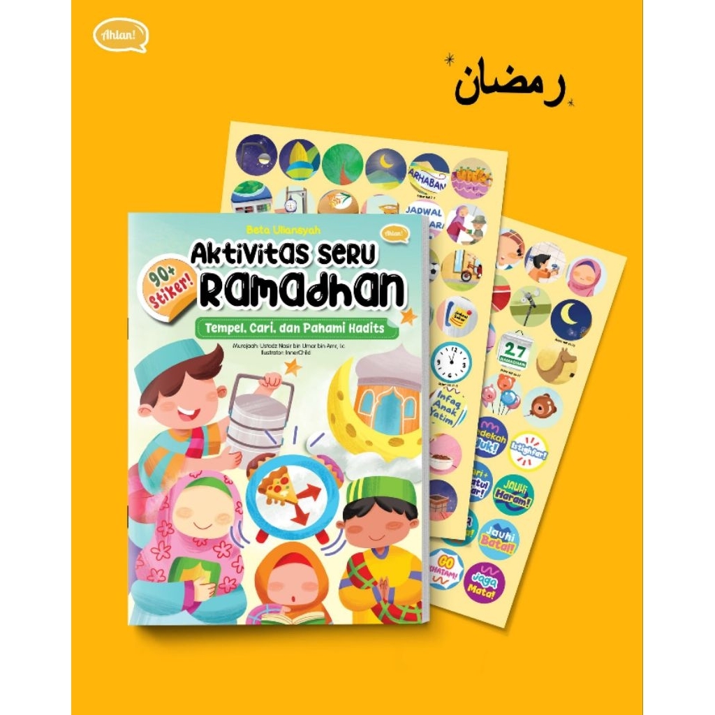 Buku Edukasi Anak Aktivitas Seru Ramadhan + sticker/Buku Edukasi/Buku Anak/Buku Belajar Anak