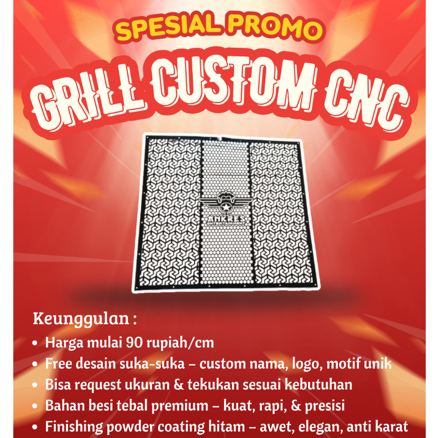 GRILL SPEAKER CUSTOM CNC
