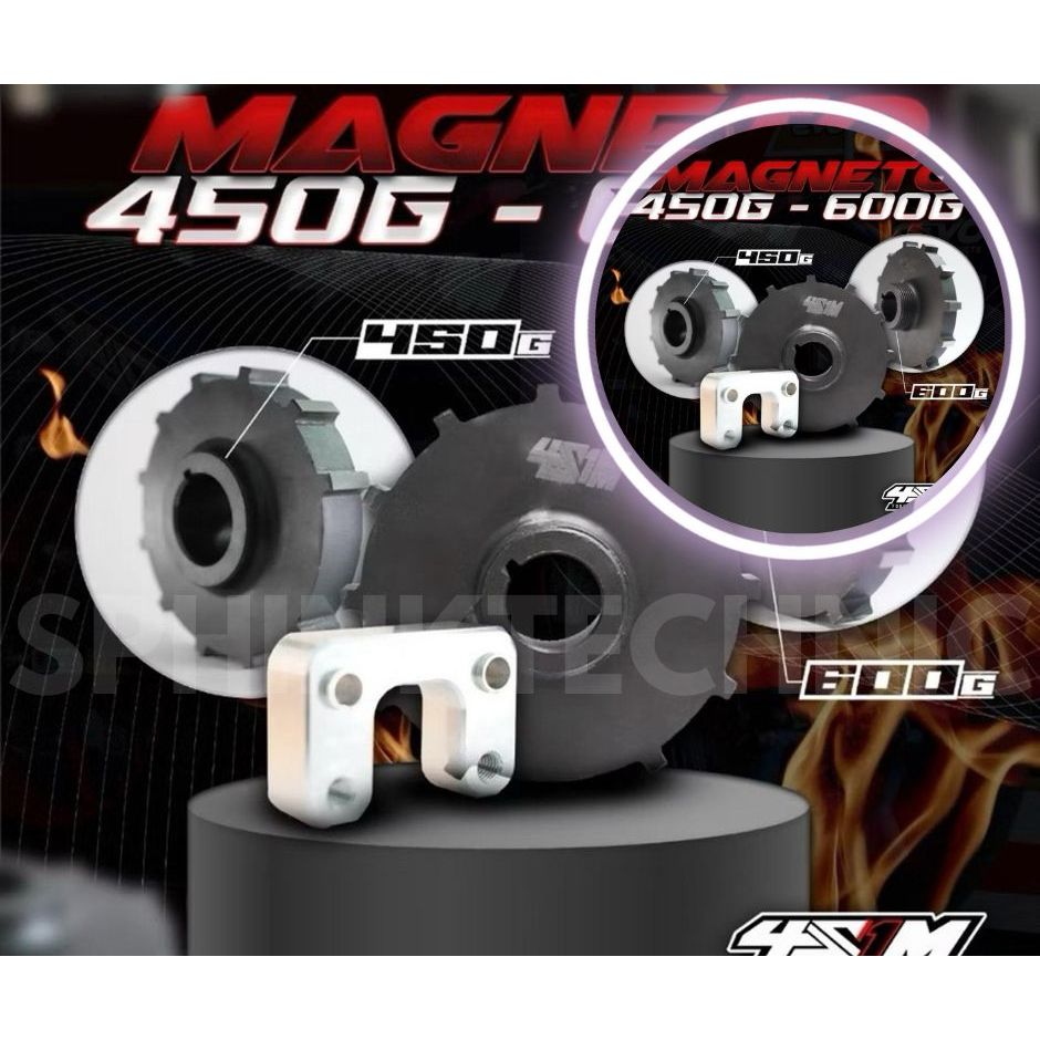Rotor Magnet Magneto Cnc 4S1M Y15ZR MX King 450g 600g Racing & Harian