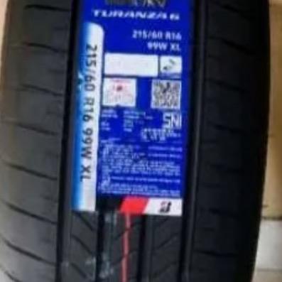 Ban Bridgestone Turanza 6 215/60 R16 TAHUN 2025
