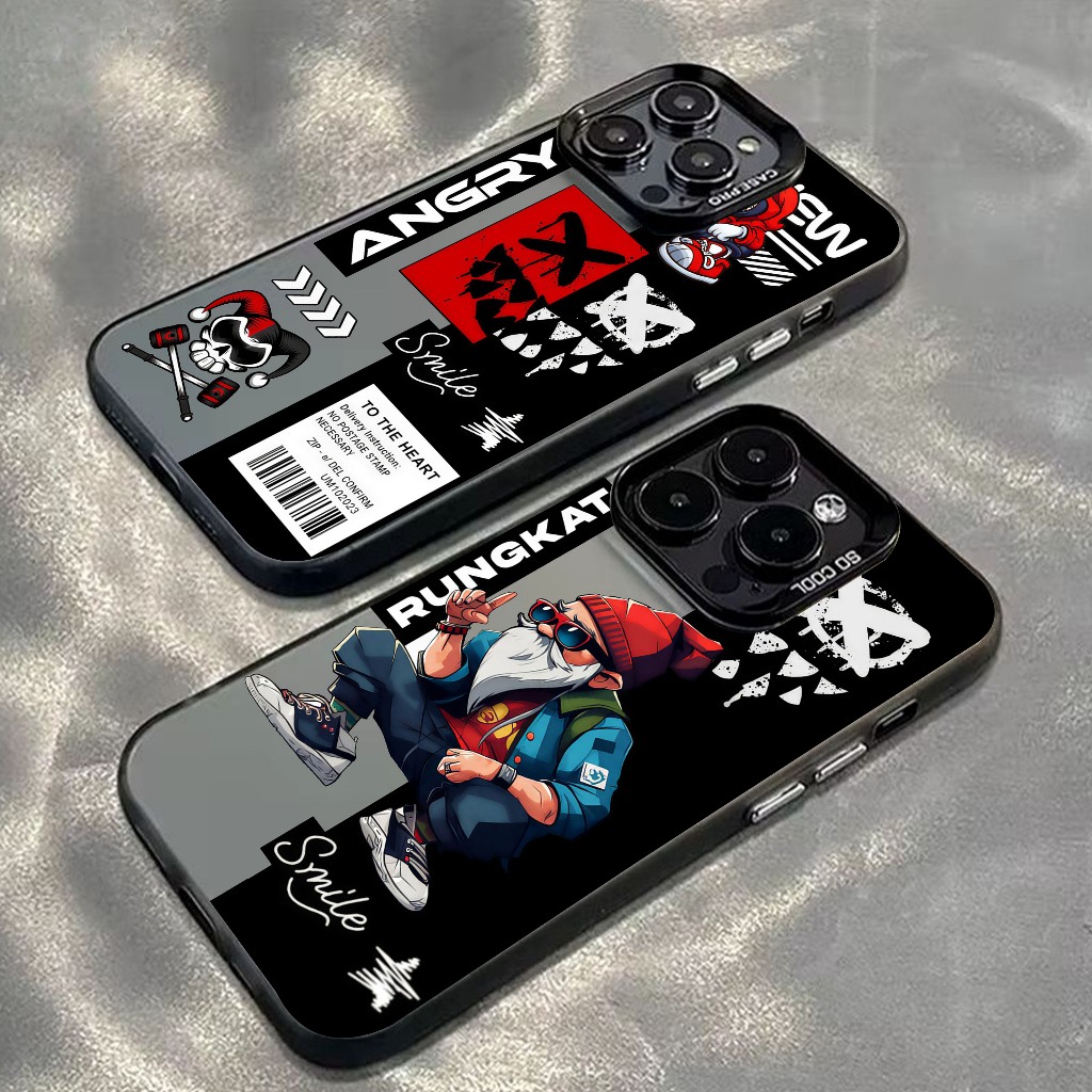 CASE IMD BLACK HOLOGRAM FOR XIOMI 11T/XIOMI 11T PRO/XIOMI 14T/XIOMI 14T PRO