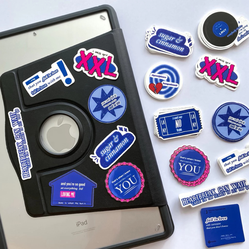 [READY] LANY A Beautiful Blur Sticker Vinyl Stiker Dekorasi Lucu