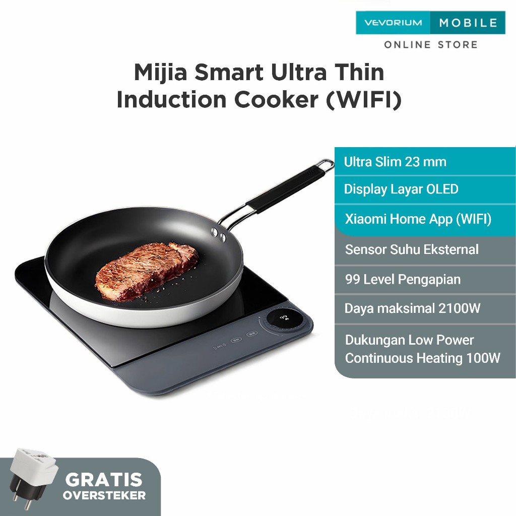 Mijia Smart Ultra Thin Induction Cooker WIFI NFC | Kompor Listrik Induksi Elektromagnetik | Ultra Sl