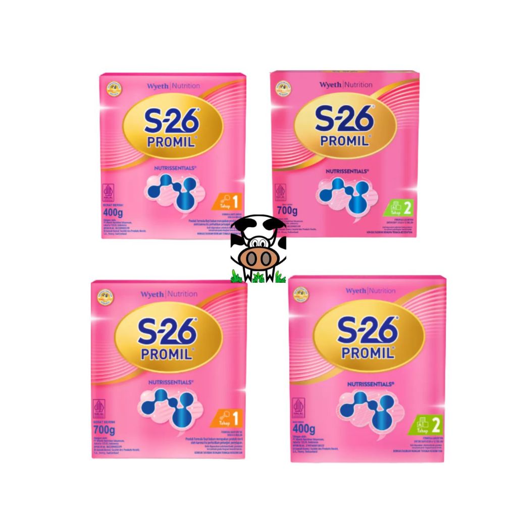 S26 Promil Tahap 1 400g / S26 Promil Tahap 1 700g / S26 Promil Tahap 2 400g / S26 Promil Tahap 2 700