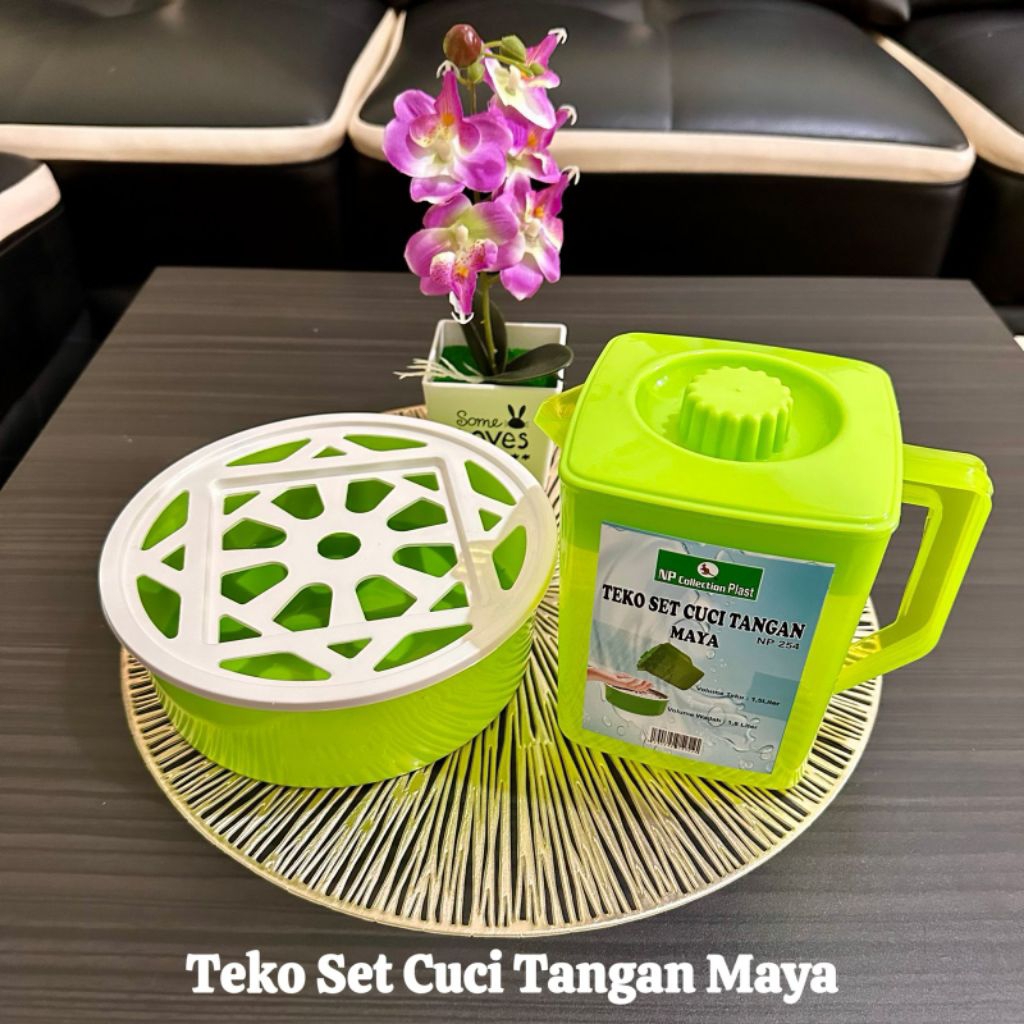 Teko set cuci tangan Maya - Teko cuci tangan plastik - Set Teko cuci tangan - Teko kobokan - Teko pl