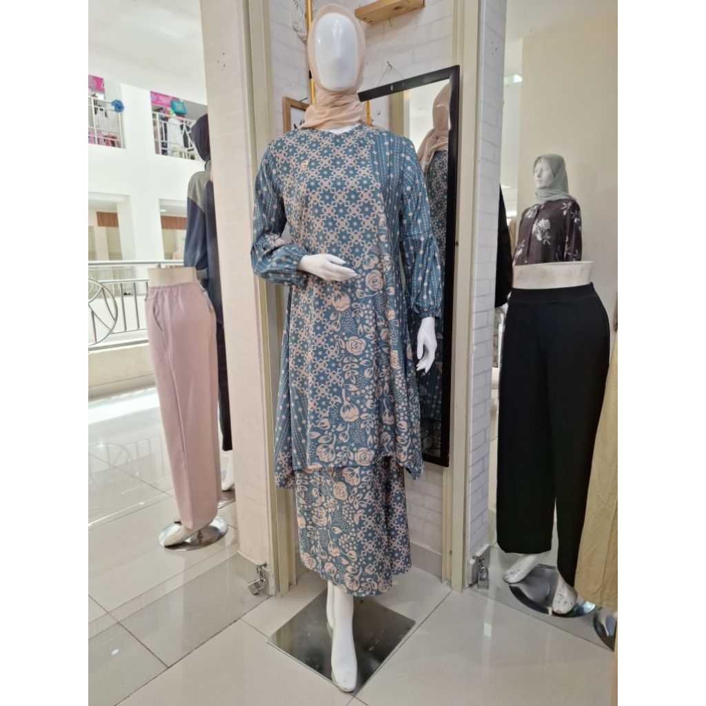 setelan rok | setrok biba batik | seragam kondangan | baju pesta | gamis formal
