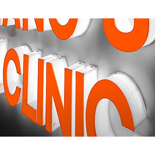 Huruf Timbul Akrilik Custom Lampu Full Warna / Letter Timbul Acrylic / Letter Sign / Neon Sign