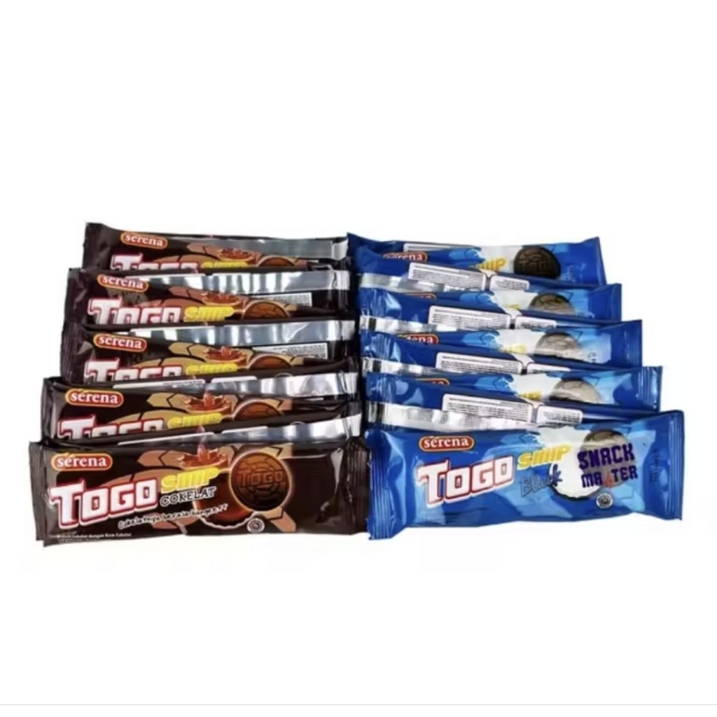 Togo Siip / Togo Biskuit seperti Oreo / Biskuit Togo 1 Pack isi 10 Bungkus
