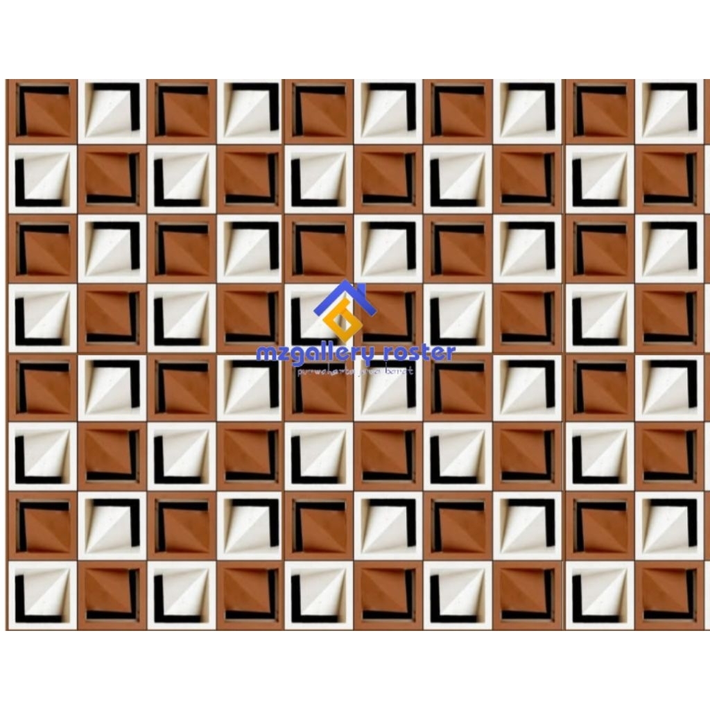 Roster beton satu sisi L daun roster merah roster minimalis roster putih roster ventilasi