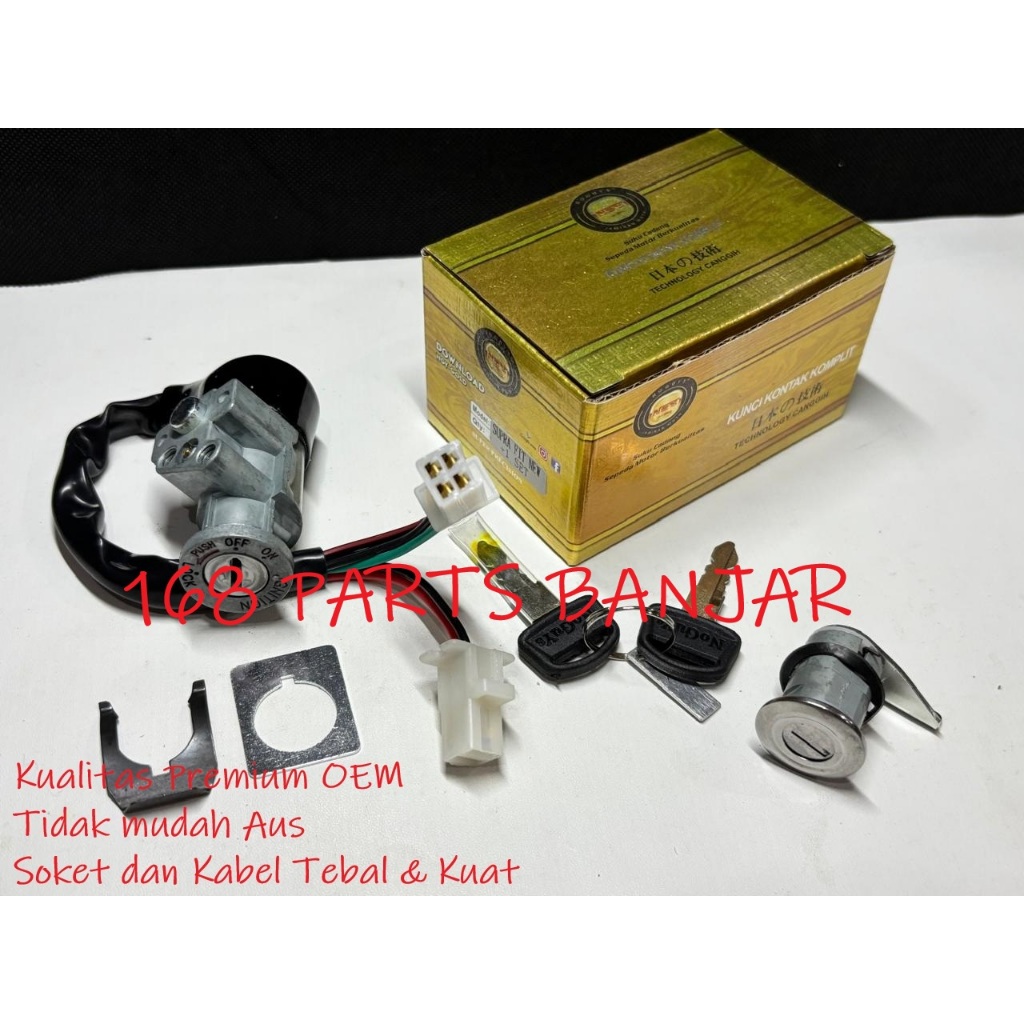 Nagoya Gold Kualitas Premium Kunci Kontak + Set Keyset Honda Supra Fit New