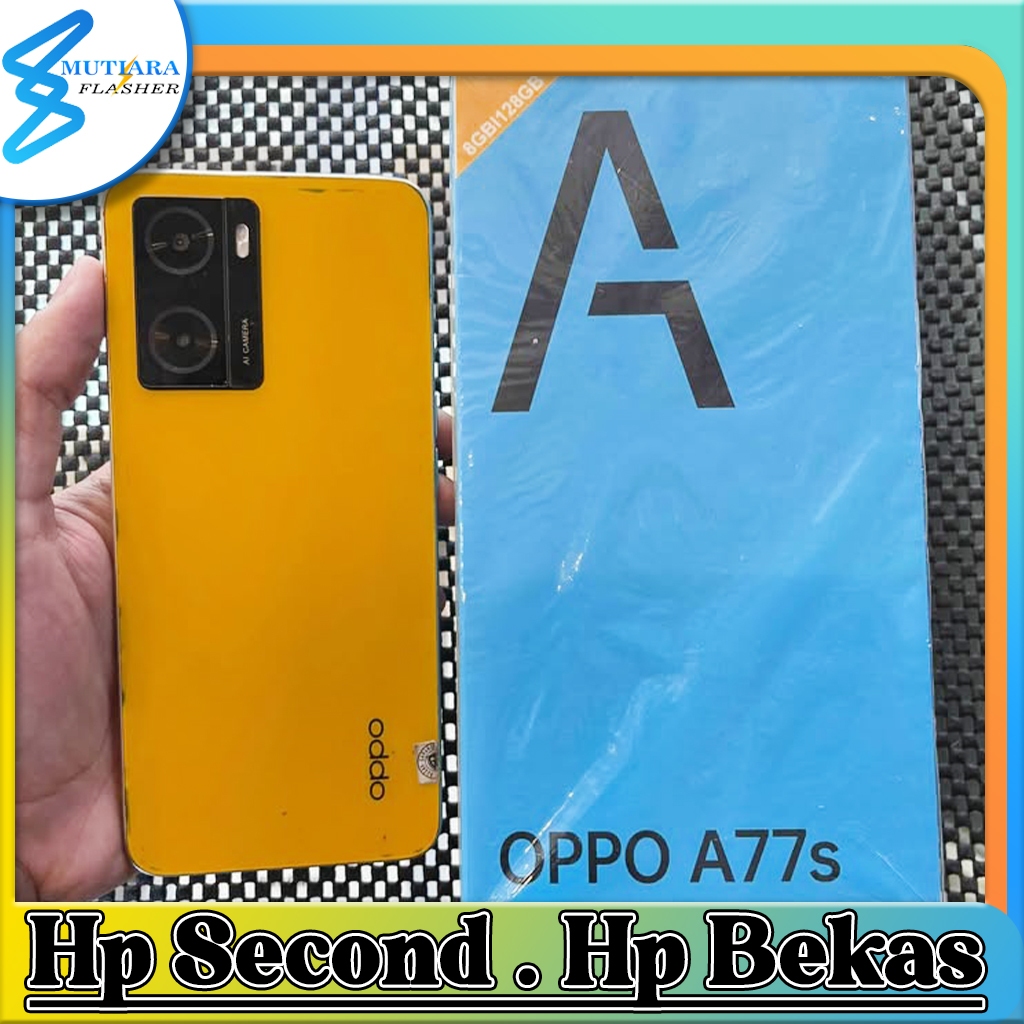 Oppo A77s Ram 8 Rom 128GB Bekas Original Flasher Store