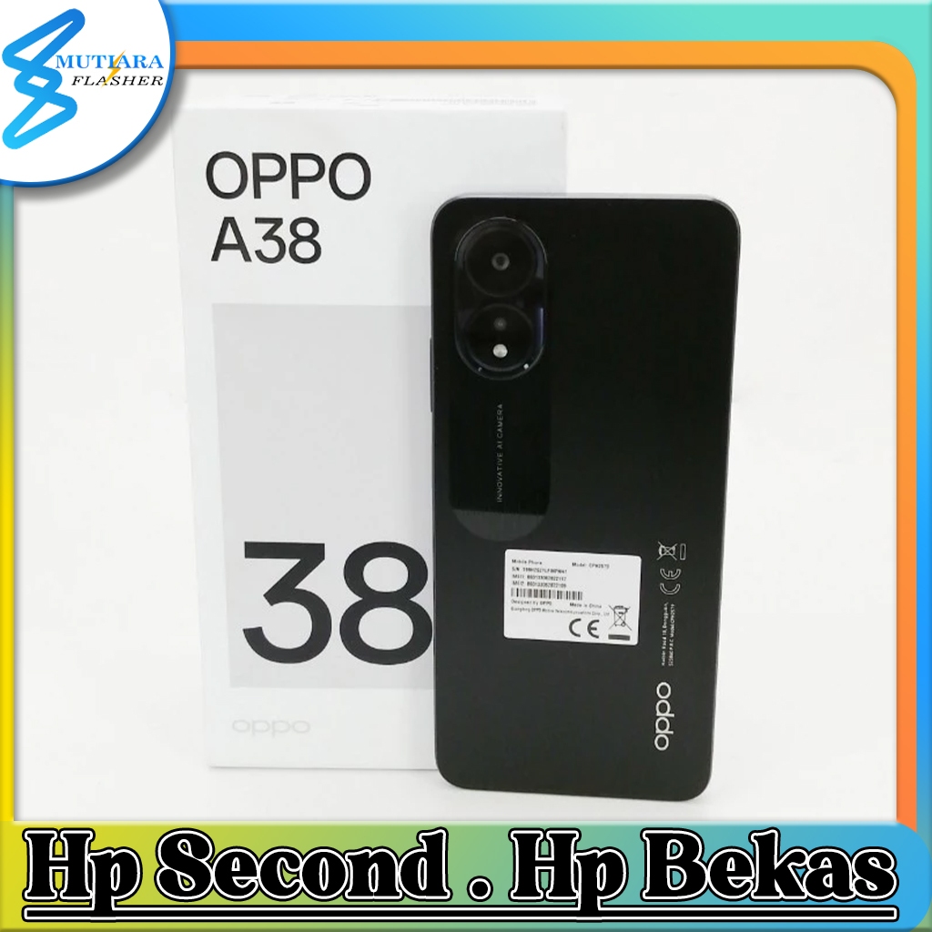 Oppo A38 Ram 4/128GB | Ram 6/128GB Bekas Original Flasher Store