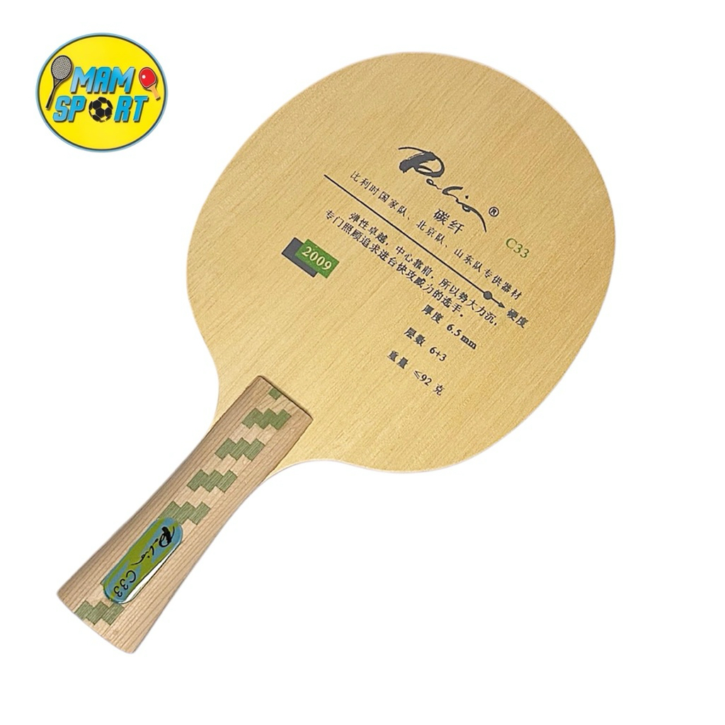 Kayu Bet Pingpong Tenis Meja PALIO C33 Carbon Original