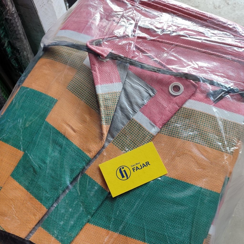 Terpal tenda pelangi sakura teratak penutup mobil truck truk pickup barang dll