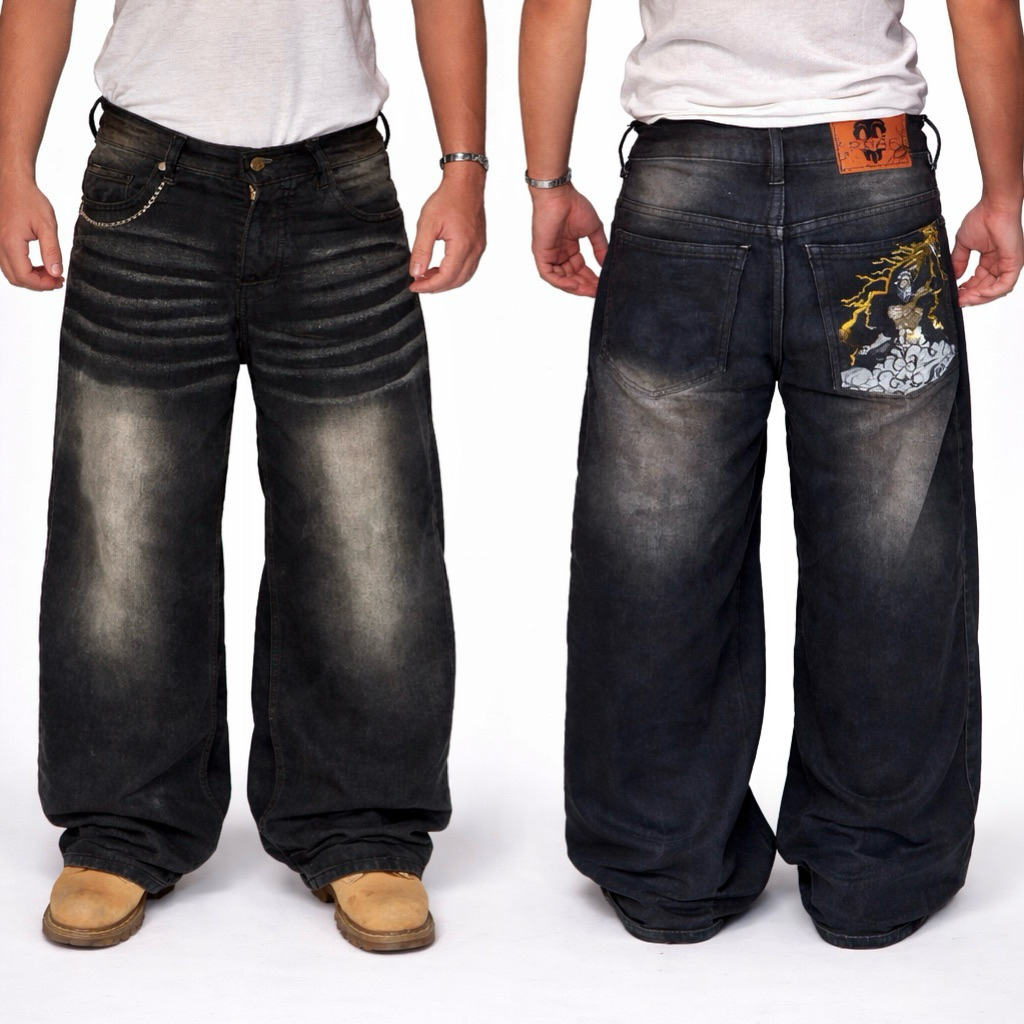 RITAF - BAGGY PANTS BLACK | UNISEX
