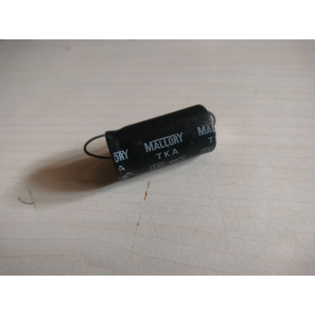 capacitor axial elco mallory 22uf 400v