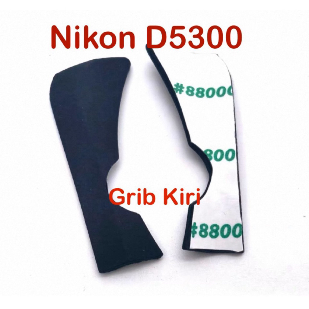 Karet grip kiri Nikon D5300 New Garansi Presisi