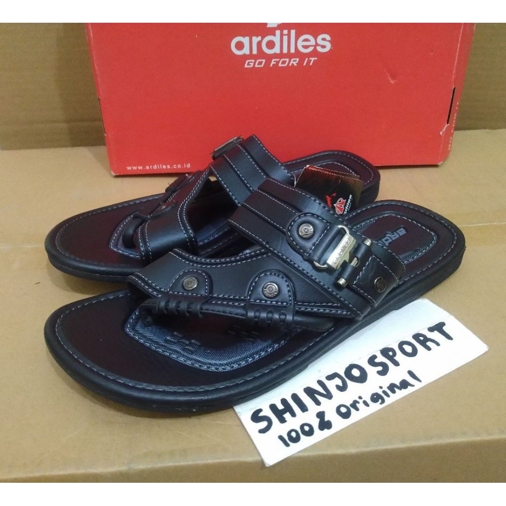 ORIGINAL ARDILES SANDAL SELOP JEPIT PRIA LAKI KULIT ALAS KAKI BAPAK PAPA LEBARAN KONDANGAN RAPAT RT