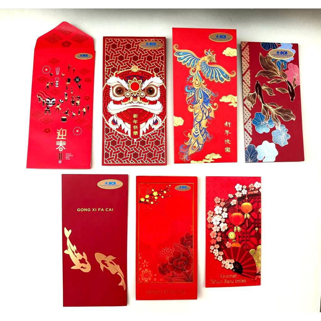 Amplop Angpao Imlek BCA Prioritas/ Tempat Uang Ang Pao