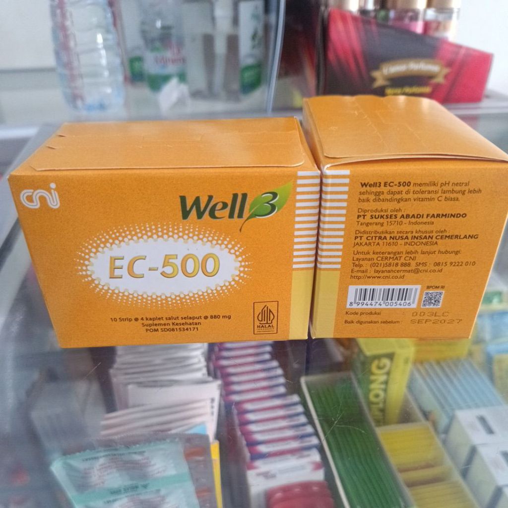 EC - 500 CNI ( kemasan baru ester c cni plus ) 40 tablet original