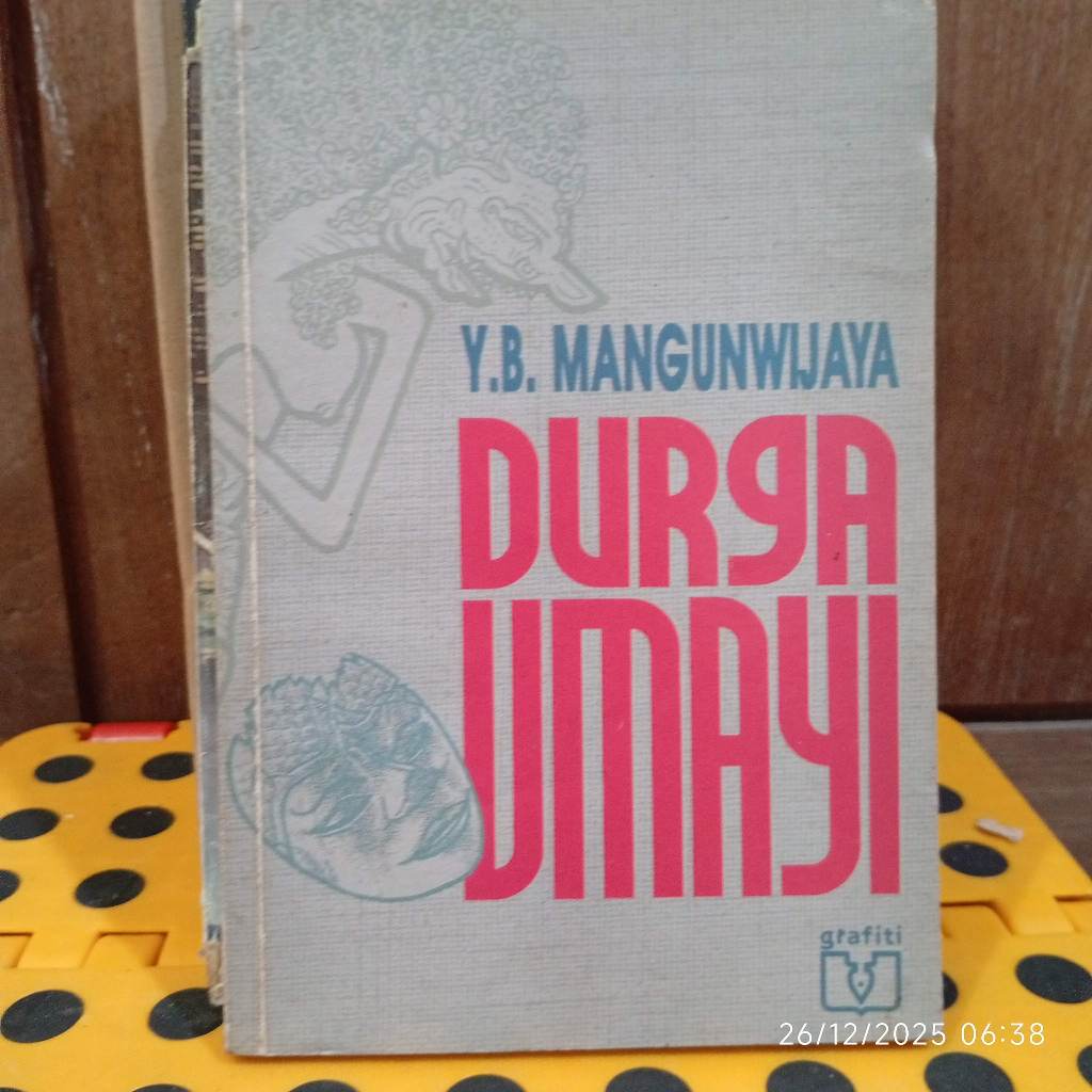 buku sastra durga umayi yb mangunwijaya 188 hal 1991