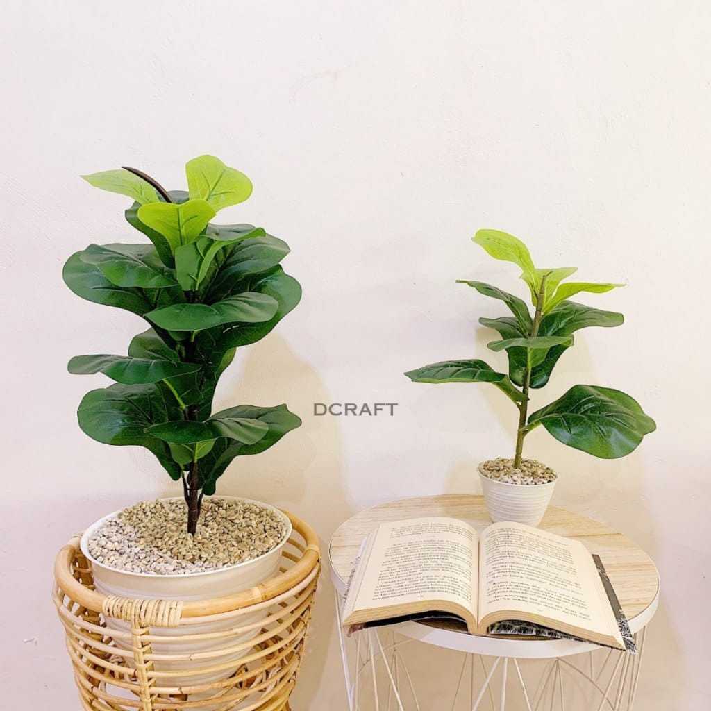 Tanaman Hijau Artificial Daun Pisang Ketapang Artificial