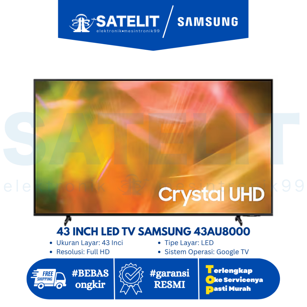 43 INCH LED TV SAMSUNG 43AU8000