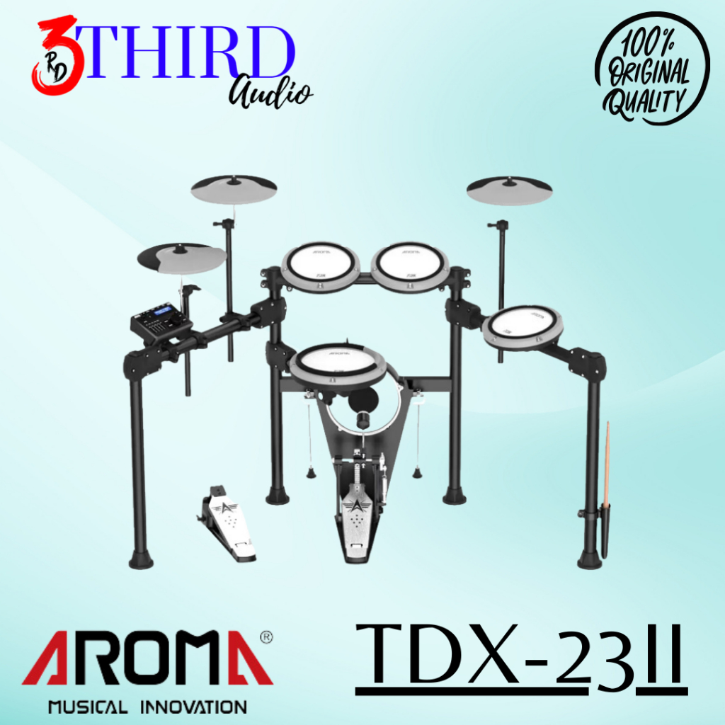 Aroma TDX23ii Digital Electronic Drum Kit Drum Elektrik AROMA TDX23/II