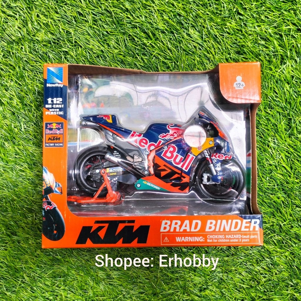Newray skala 1:12 MotoGP, KTM RC16 Brad Binder #33